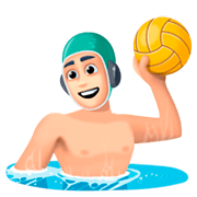 🤽🏻‍♂️ Emoji Hombre Jugando Al Waterpolo: Tono De Piel Claro en Facebook 3.0.