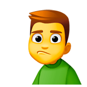 Emoji 🙎‍♂️ Uomo Imbronciato su Facebook 3.0.