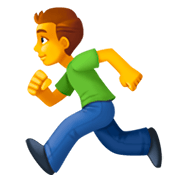 Emoji 🏃‍♂️ Uomo Che Corre su Facebook 3.0.
