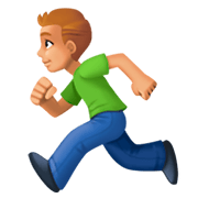 🏃🏼‍♂️ Emoji Hombre Corriendo: Tono De Piel Claro Medio en Facebook 3.0.