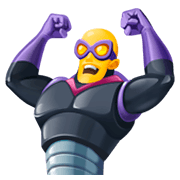 Emoji 🦹‍♂️ Supercattivo Uomo su Facebook 3.0.