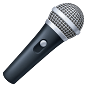Emoji 🎤 Microfono su Facebook 3.0.