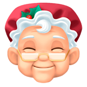 🤶🏻 Emoji Mamá Noel: Tono De Piel Claro en Facebook 3.0.