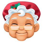 🤶🏼 Emoji Mamá Noel: Tono De Piel Claro Medio en Facebook 3.0.
