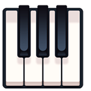 Emoji 🎹 Piano su Facebook 3.0.