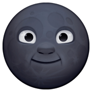 🌚 Emoji Neumond mit Gesicht Facebook 3.0.