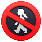 🚷 Emoji Prohibido El Paso De Peatones en Facebook 3.0.
