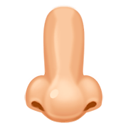 Emoji 👃🏼 Naso: Carnagione Abbastanza Chiara su Facebook 3.0.
