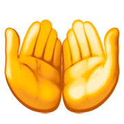 🤲 Emoji Handflächen nach oben Facebook 3.0.