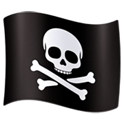 Emoji 🏴‍☠️ Bandiera Dei Pirati su Facebook 3.0.