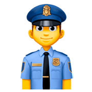 Emoji 👮 Agente Di Polizia su Facebook 3.0.