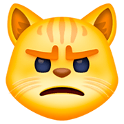Emoji 😾 Gatto Imbronciato su Facebook 3.0.