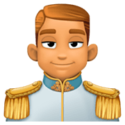 🤴🏽 Emoji Príncipe: Tono De Piel Medio en Facebook 3.0.