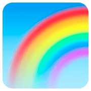 Emoji 🌈 Arcobaleno su Facebook 3.0.