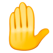 🤚 Emoji Dorso Da Mão Levantado na Facebook 3.0.