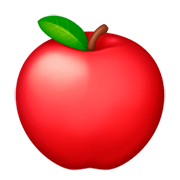 Émoji 🍎 Pomme Rouge sur Facebook 3.0.