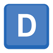 Emoji 🇩 Lettera simbolo indicatore regionale D su Facebook 3.0.