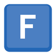 Emoji 🇫 Lettera simbolo indicatore regionale F su Facebook 3.0.