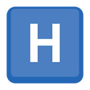 🇭 Emoji Indicador regional símbolo letra H en Facebook 3.0.