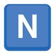 Emoji 🇳 Lettera simbolo indicatore regionale N su Facebook 3.0.