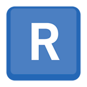 🇷 Emoji Letra do símbolo indicador regional R na Facebook 3.0.
