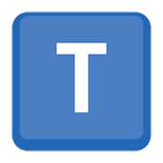 Emoji 🇹 Lettera simbolo indicatore regionale T su Facebook 3.0.