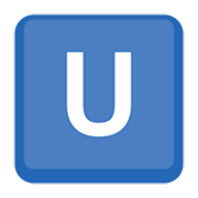 Emoji 🇺 Lettera simbolo indicatore regionale U su Facebook 3.0.