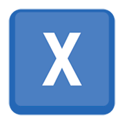 Émoji 🇽 Symbole indicateur régional lettre X sur Facebook 3.0.