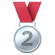 🥈 Emoji Medalla De Plata en Facebook 3.0.