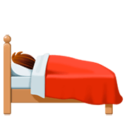 🛌 Emoji im Bett liegende Person Facebook 3.0.