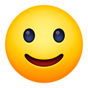 🙂 Emoji leicht lächelndes Gesicht Facebook 3.0.