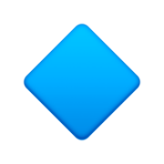 Emoji 🔹 Rombo Blu Piccolo su Facebook 3.0.