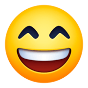 😄 Emoji grinsendes Gesicht mit lachenden Augen Facebook 3.0.