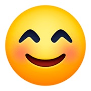 😊 Emoji Cara Feliz Con Ojos Sonrientes en Facebook 3.0.