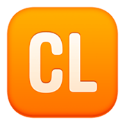 🆑 Emoji Großbuchstaben CL in rotem Quadrat Facebook 3.0.