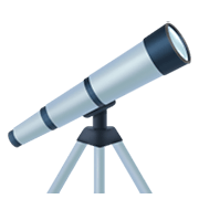 Emoji 🔭 Telescopio su Facebook 3.0.