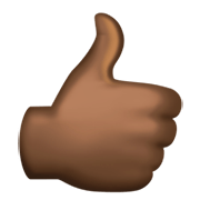 👍🏿 Emoji Polegar Para Cima: Pele Escura na Facebook 3.0.