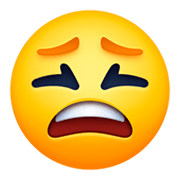 Emoji 😫 Faccina Stanca su Facebook 3.0.