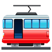 Emoji 🚋 Vagone Del Tram su Facebook 3.0.