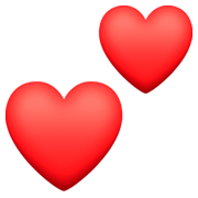 💕 Emoji zwei Herzen Facebook 3.0.