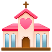 Emoji 💒 Chiesa Per Matrimonio su Facebook 3.0.