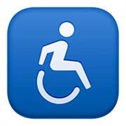 Emoji ♿ Simbolo Della Disabilità su Facebook 3.0.