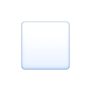 Emoji ◽ Quadrato Bianco Medio-piccolo su Facebook 3.0.