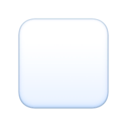 Emoji ◻️ Quadrato Bianco Medio su Facebook 3.0.