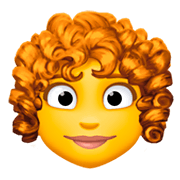 👩‍🦱 Emoji Mujer: Pelo Rizado en Facebook 3.0.