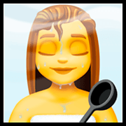 🧖‍♀️ Emoji Mulher Na Sauna na Facebook 3.0.