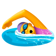 Emoji 🏊‍♀️ Nuotatrice su Facebook 3.0.