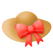 Emoji 👒 Cappello Da Donna su Facebook 3.0.