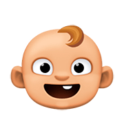 👶🏼 Emoji Bebé: Tono De Piel Claro Medio en Facebook 4.0.