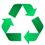 Émoji ♻️ Symbole Recyclage sur Facebook 4.0.